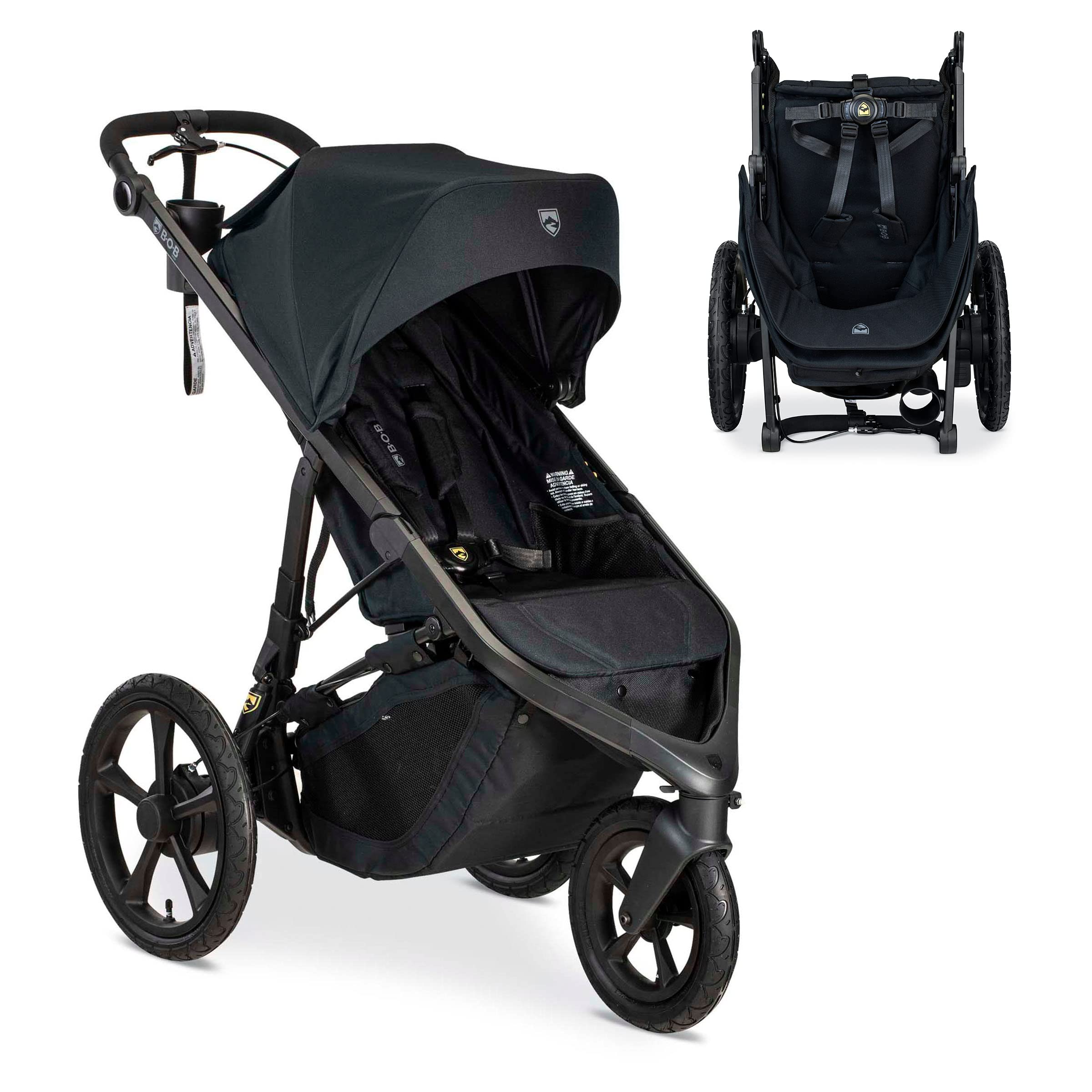 BOB Gear Wayfinder Jogging Stroller — Nightfall | Sleek, Slim Jogger Stroller; R