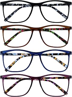 OPULIZE Arc Reading Glasses Unisex - Adulto (Pacco da 4)