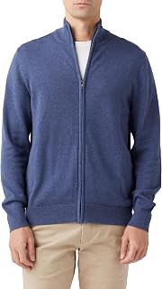 Amazon Essentials Men's Zip-Up Cotton Sweater