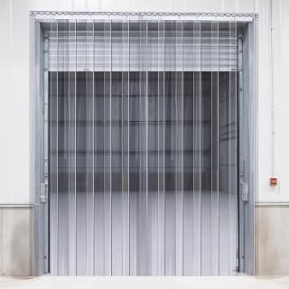 VEVOR PVC Strip Curtain, 84" Height x 38" Width, 0.08" Thickness, 6PCS Clear, Freezer & Cooler Door Strips, 50% Overlap Visit the Store