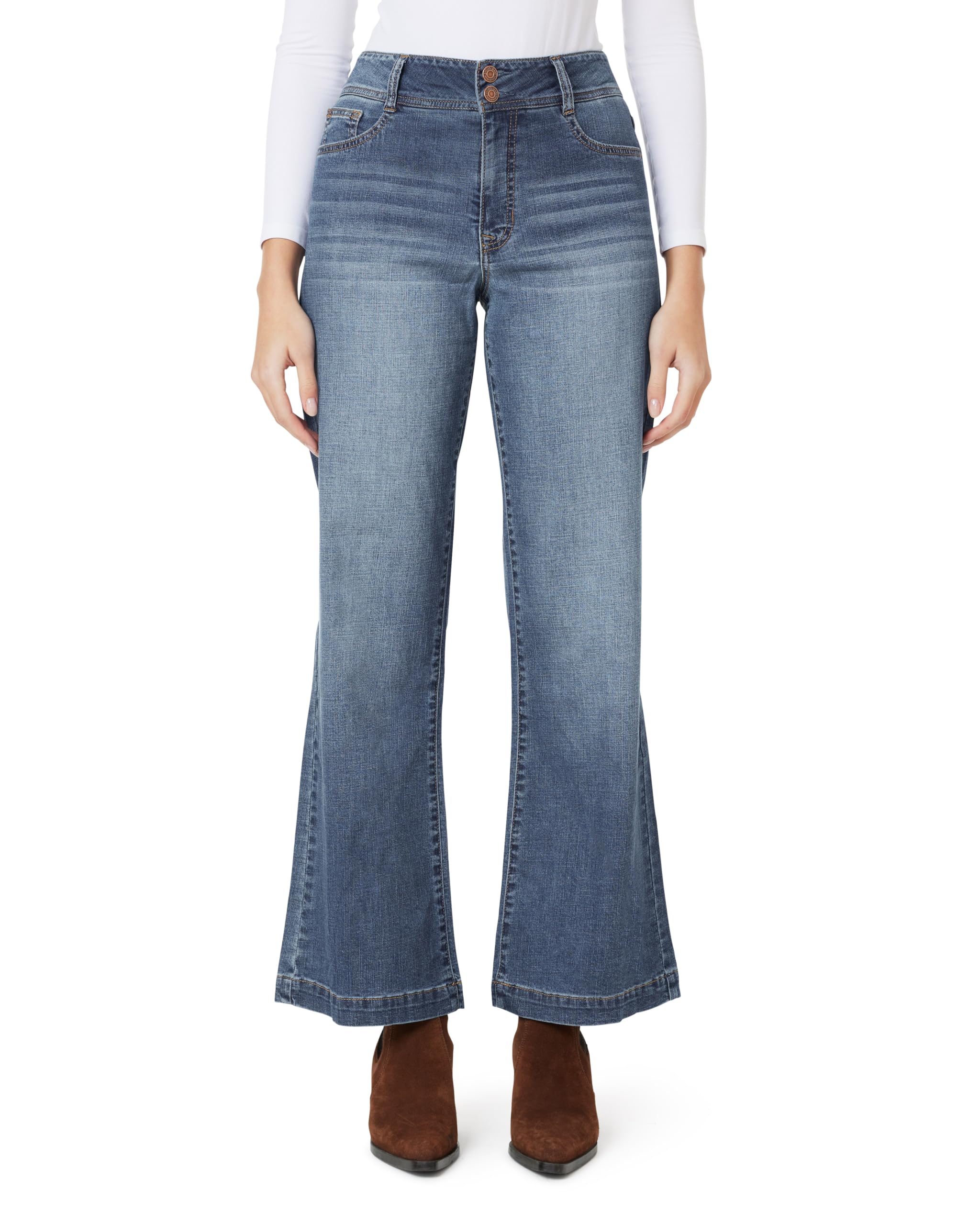 Angels Forever Young Women's Curvy Flare Jeans, Sizes 6-16