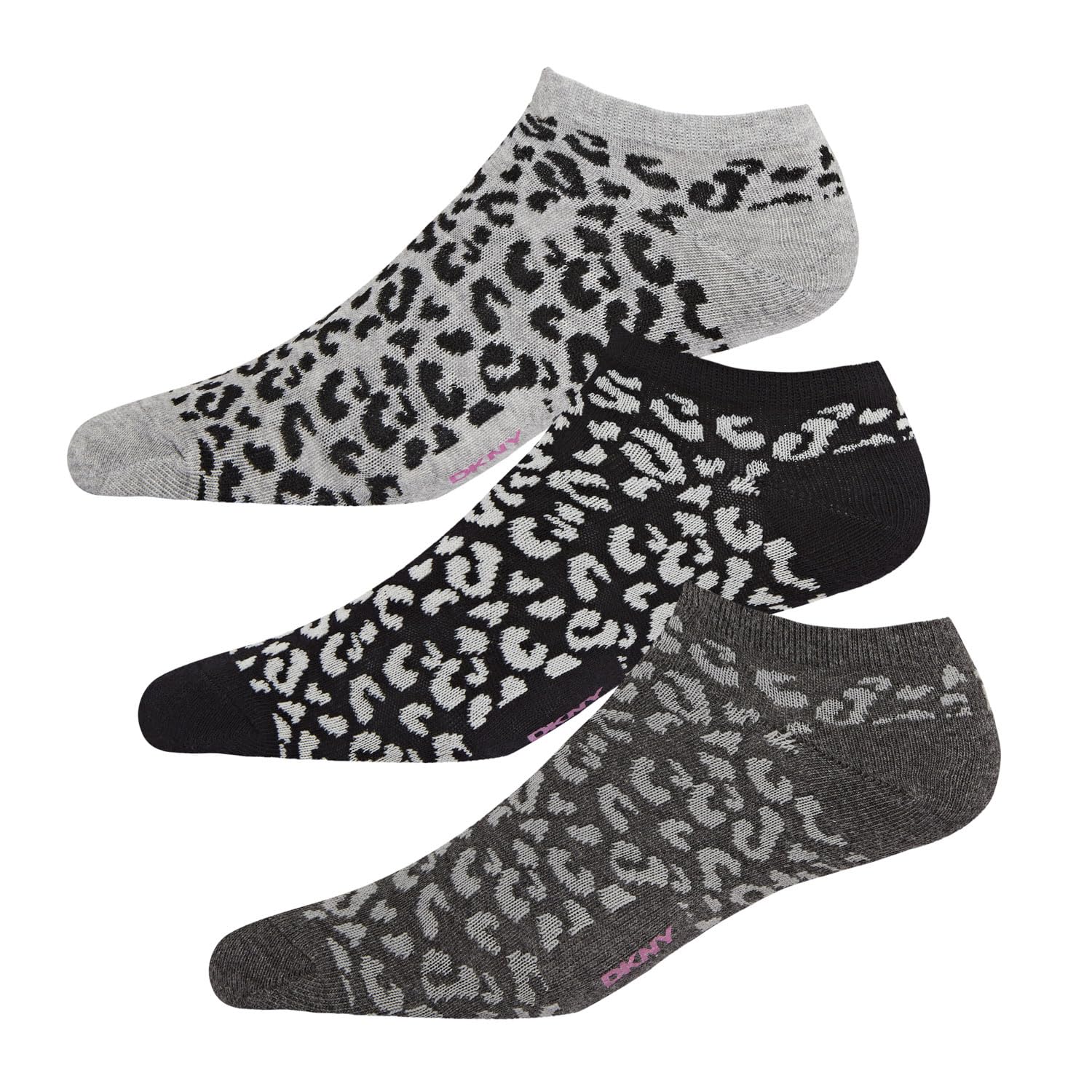 DKNY Women's Ankle Socks, Ladies Designer Cotton Socks