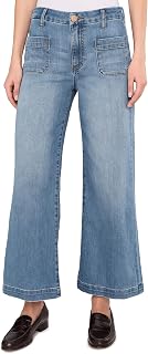 KUT from the Kloth Women's Kelsey High-Rise Fab Ab Ankle Flare Inset Leg in Royal Jeans
