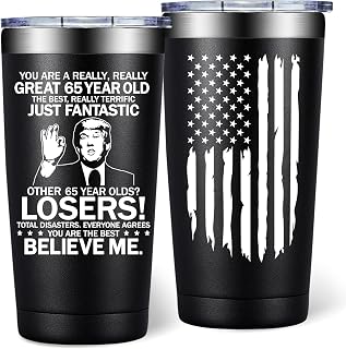 65th Birthday Gifts for Men Women - 65 Year Old Gifts 20oz Tumbler
