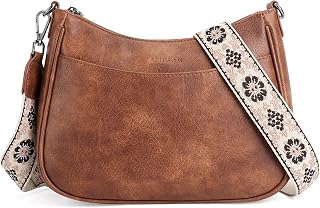 APHISON Trendy Leather Crossbody Purse, Women's Shoulder Handbag