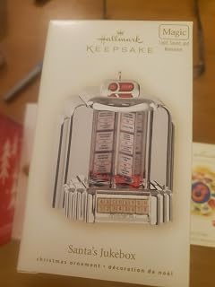 Hallmark Keepsake Ornament 2007 Santa's Jukebox light sound movement