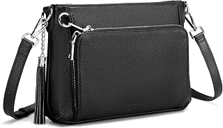 befen Genuine Leather Crossbody Bags for Women Small Crossbody Bags Women Anti-theft Handbags Women RFID Blocking Integrated Wallet