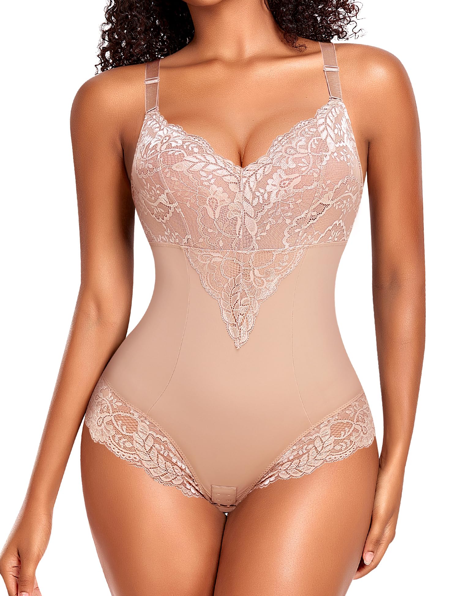 YARRCO Shapewear Women Body Shapewear Tummy Control Lightweight Tummy Control Un