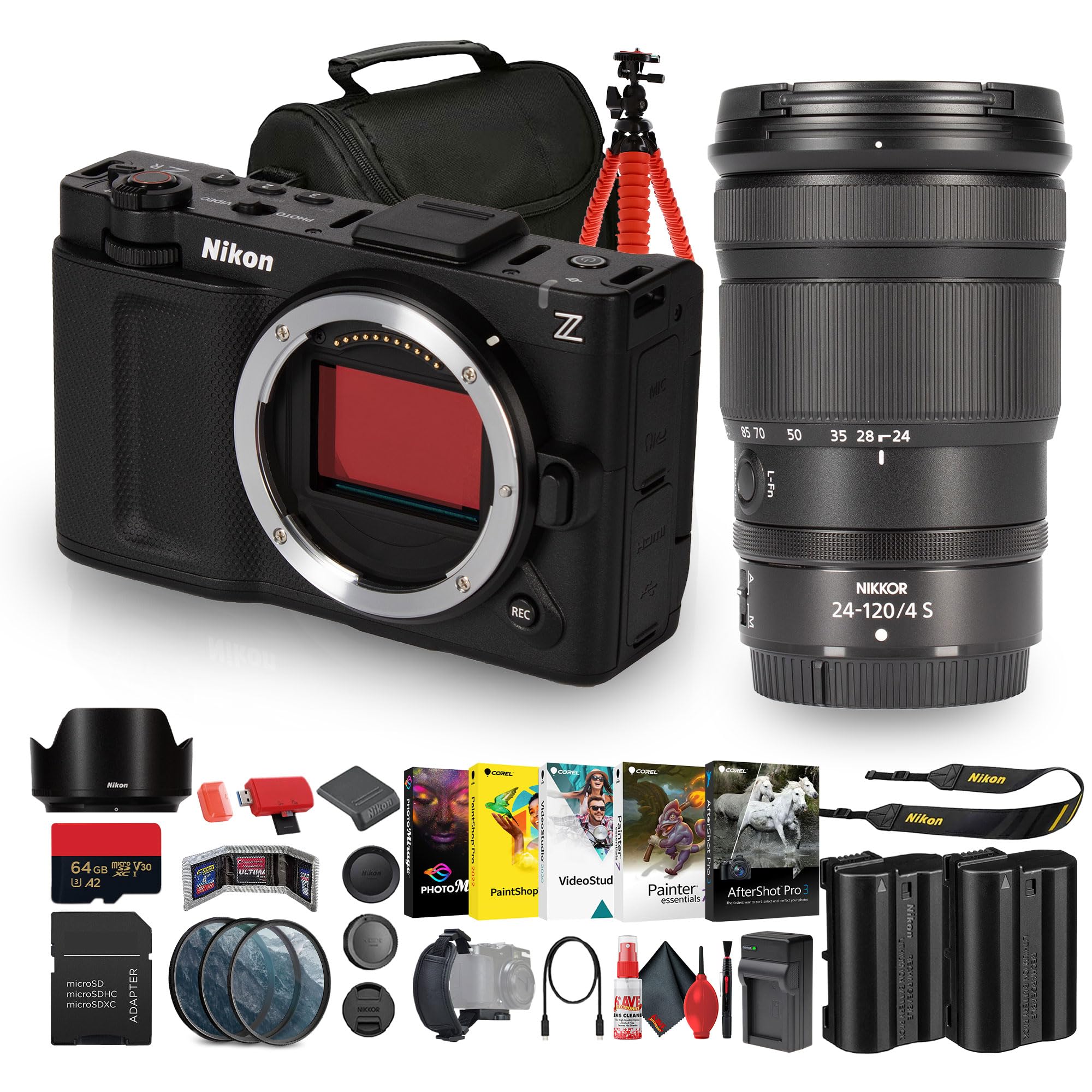 Nikon ZR 6K Full-Frame Cinema Camera with NIKKOR Z 24-120mm Lens Bundle | For Fi
