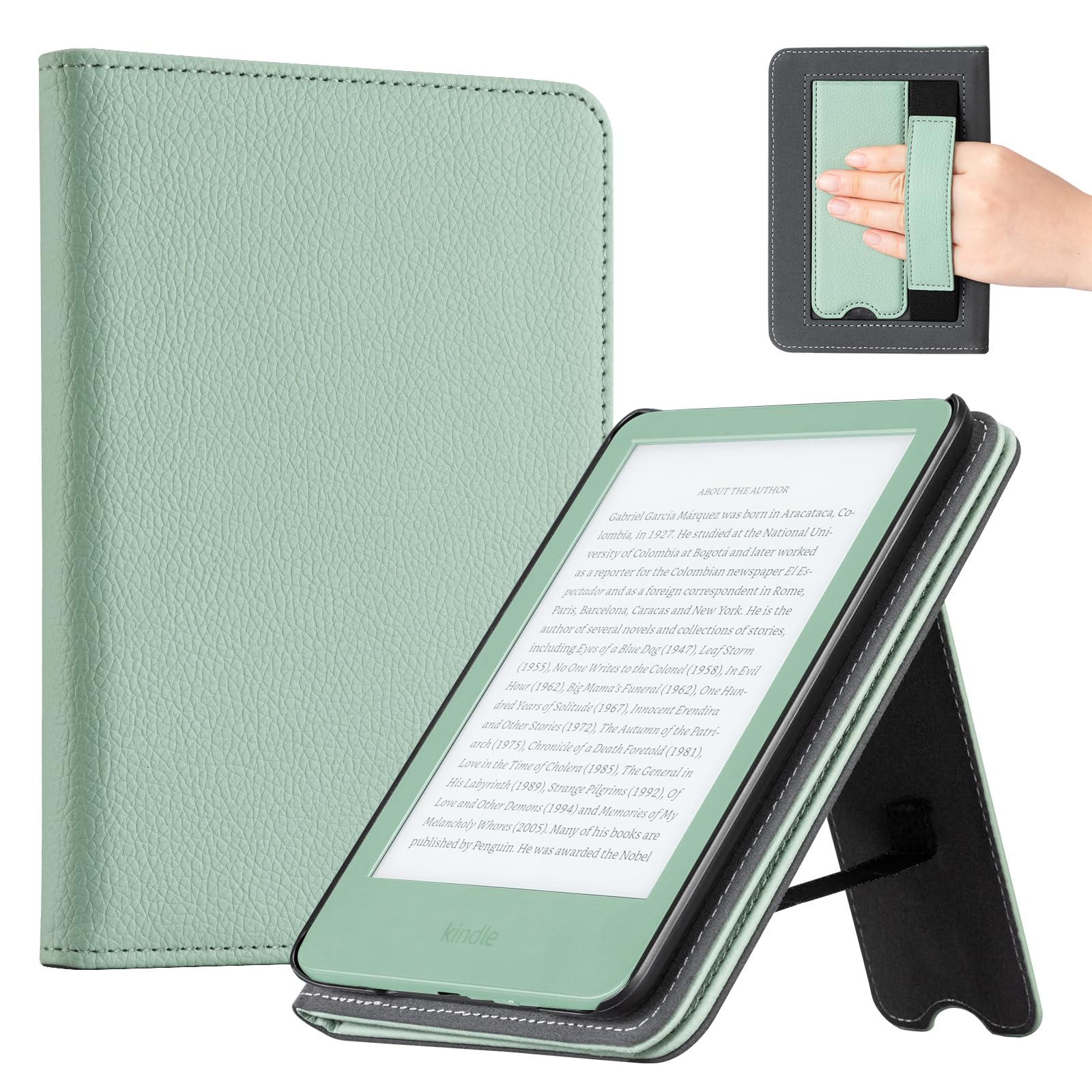 CoBak Case with Stand for for 6" Kindle (2024 & 2022, 11th Gen) | PU Leather Sma