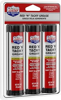 Lucas Oil 10318 Red N Tacky Grease 3 Ounce Combo Pack