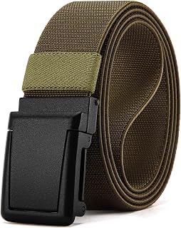 CHAOREN Tactical Belt Men - 1.5" Stretch Work Belt with Zinc Alloy Buckle