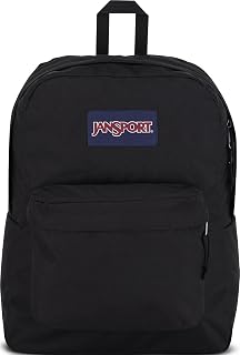 JanSport SuperBreak One Backpacks - Durable, Lightweight Bookbag with 1 Main Compartment, Front Utility Pocket with Built-in Organizer - Premium Backpack, Black