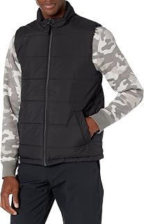 Amazon Essentials Men's Mid-weight Fleece-Lined Insulated Puffer Vest