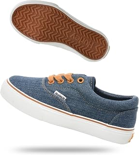Hurley Kids Lace-up Sneakers - Classic Casual Low Top Canvas for Walking & Running - Fashion Sneakers for Little & Big Kids - Lightweight & Comfortable Shoes