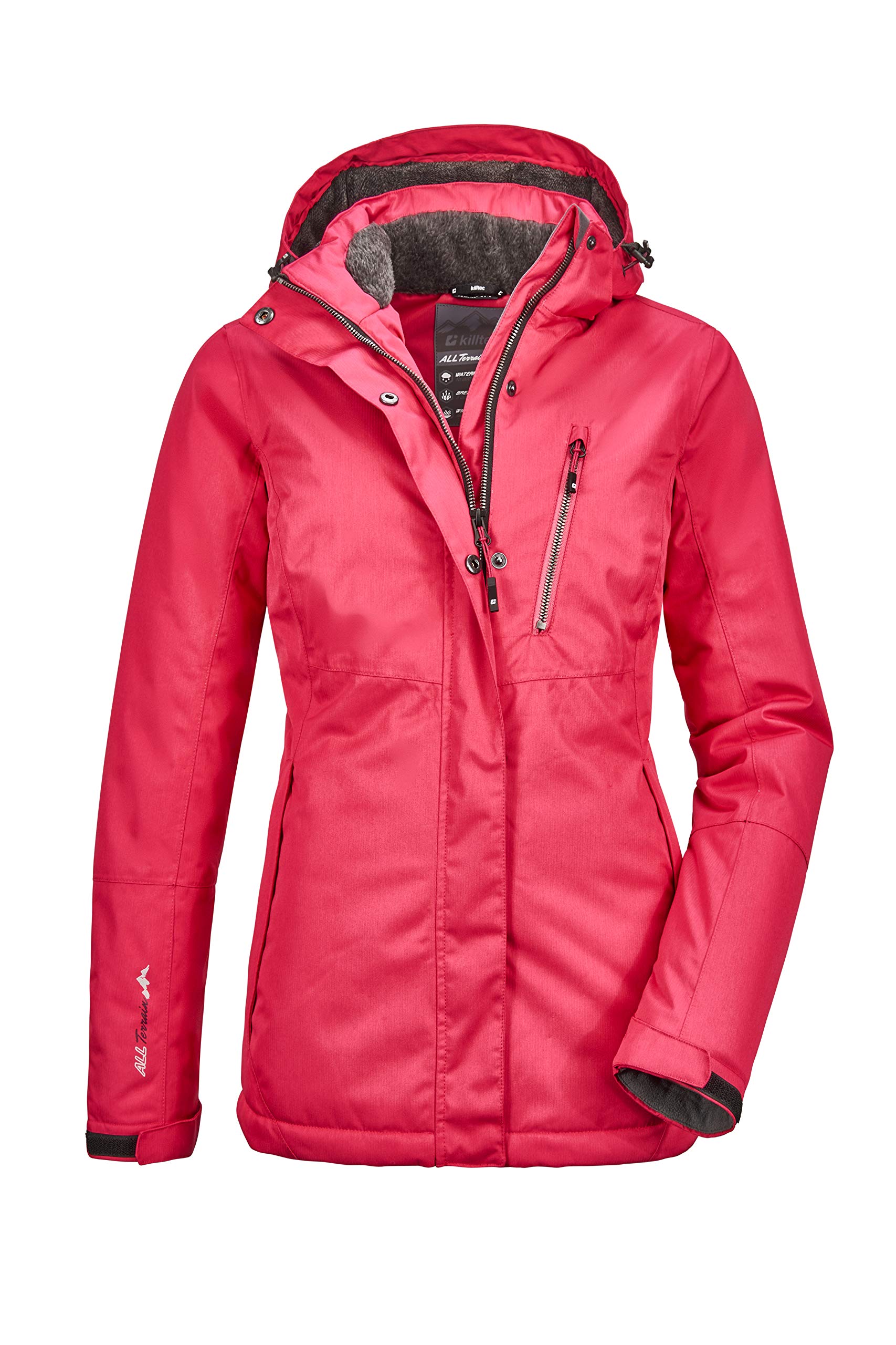 Killtec Nira Women's Winter Jacket with Removable Hood with Zip