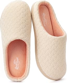 RockDove Womens Birdseye Knit Memory Foam Slippers