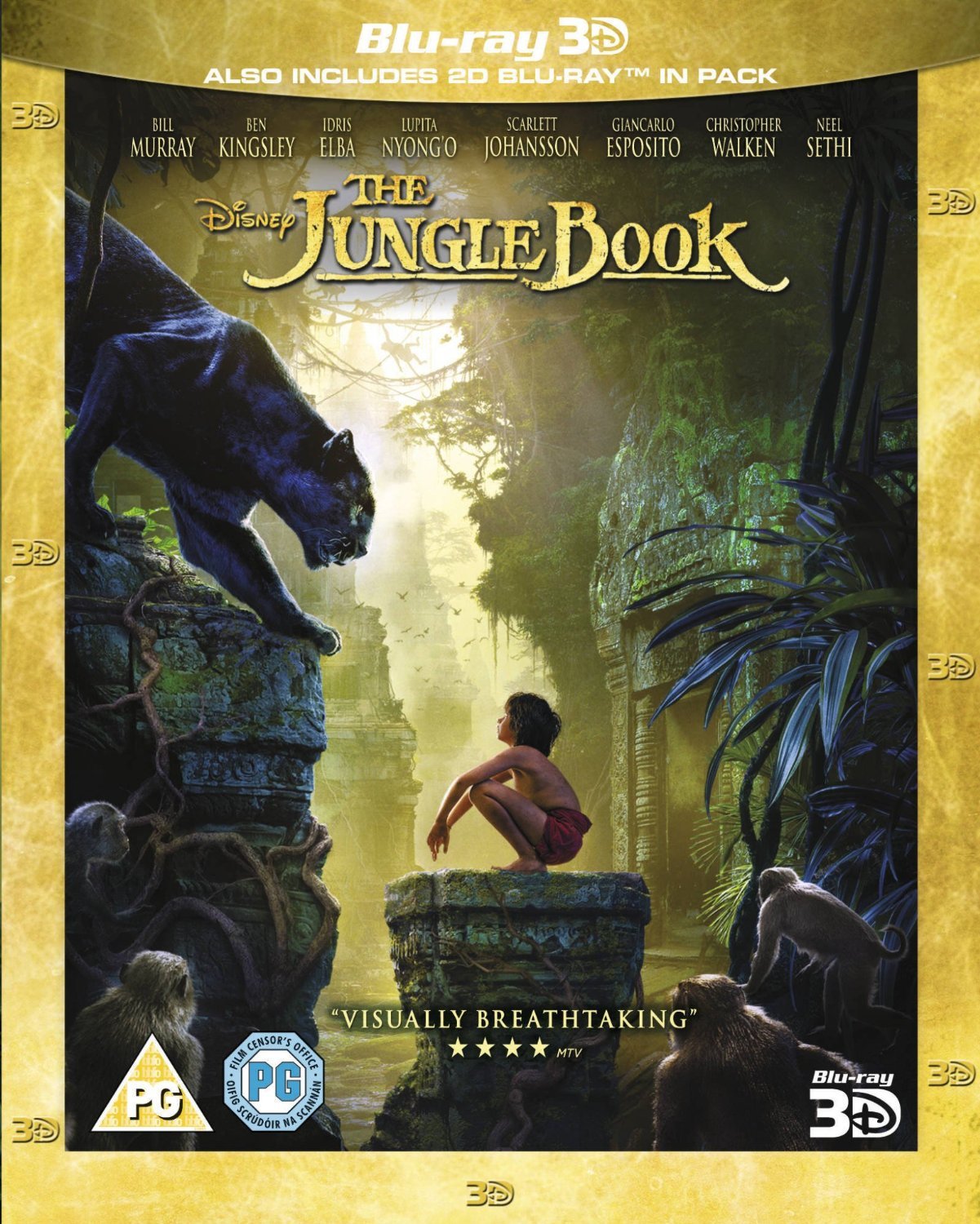 The Jungle Book [Blu-ray 3D - Blu-ray] [2016]