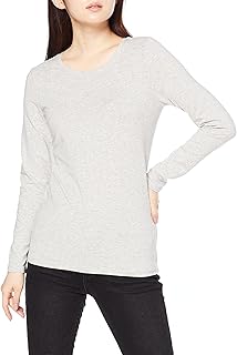 Amazon Essentials Women's Regular-Fit Long-Sleeve Crewneck T-Shirt