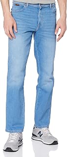 Wrangler - Men's Jeans - Authentic Straight Fit - Texas - Darkstone