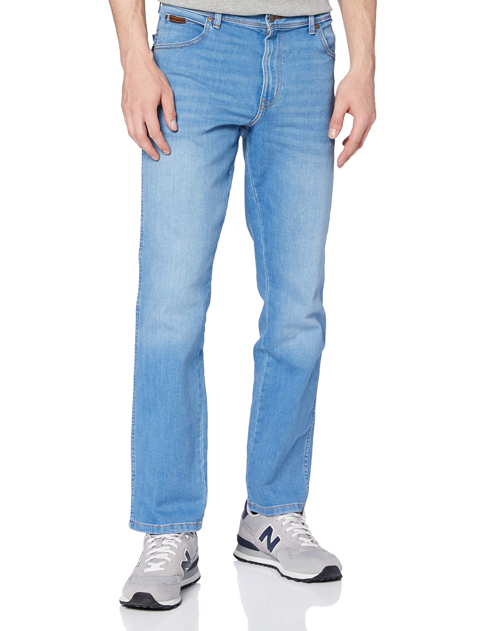 Wrangler - Men's Jeans - Authentic Straight Fit - Texas - Darkstone