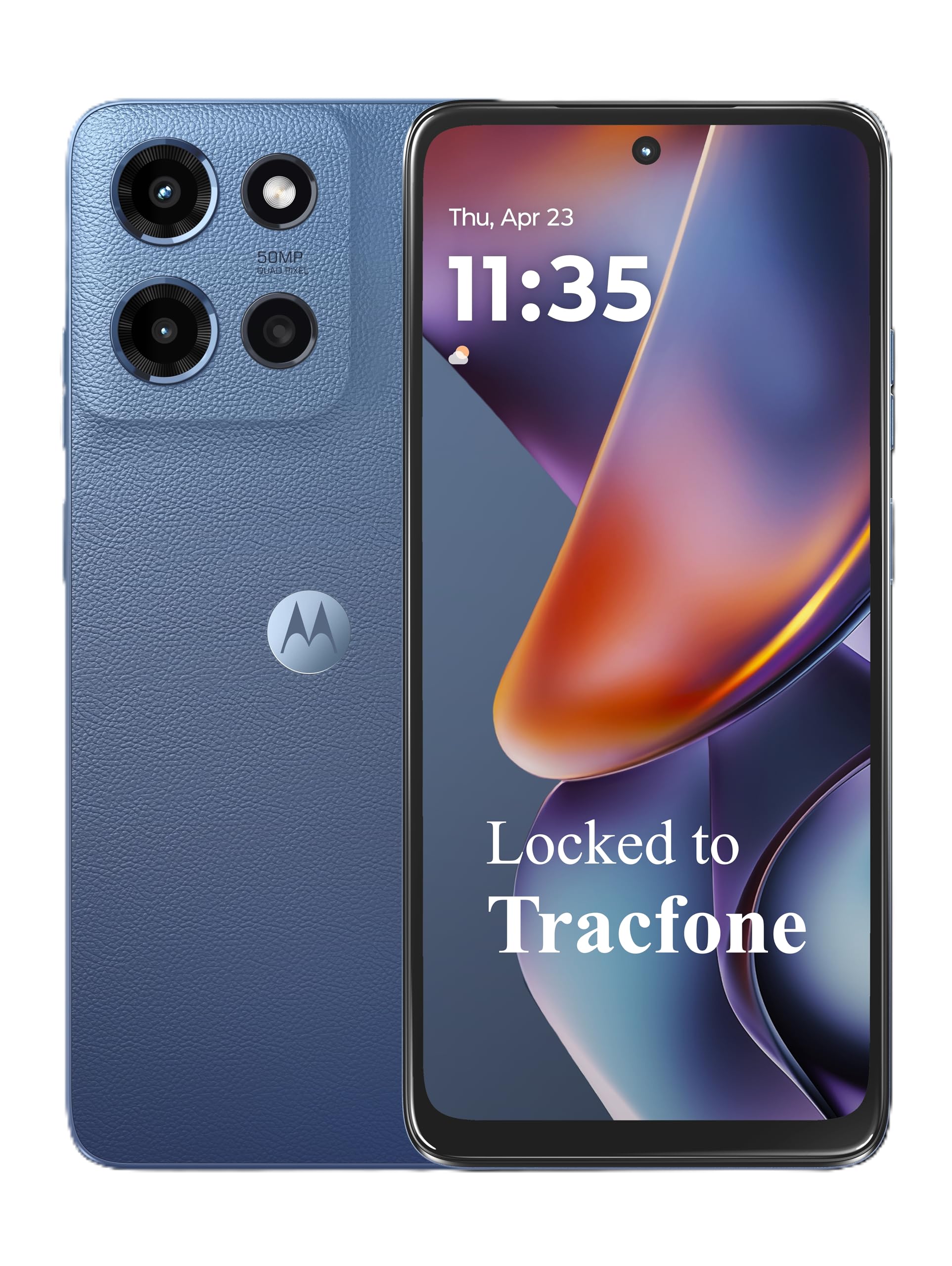 Tracfone Motorola Moto G 2025, 64GB, Saphire Blue (Locked to | Prepaid Smartphon