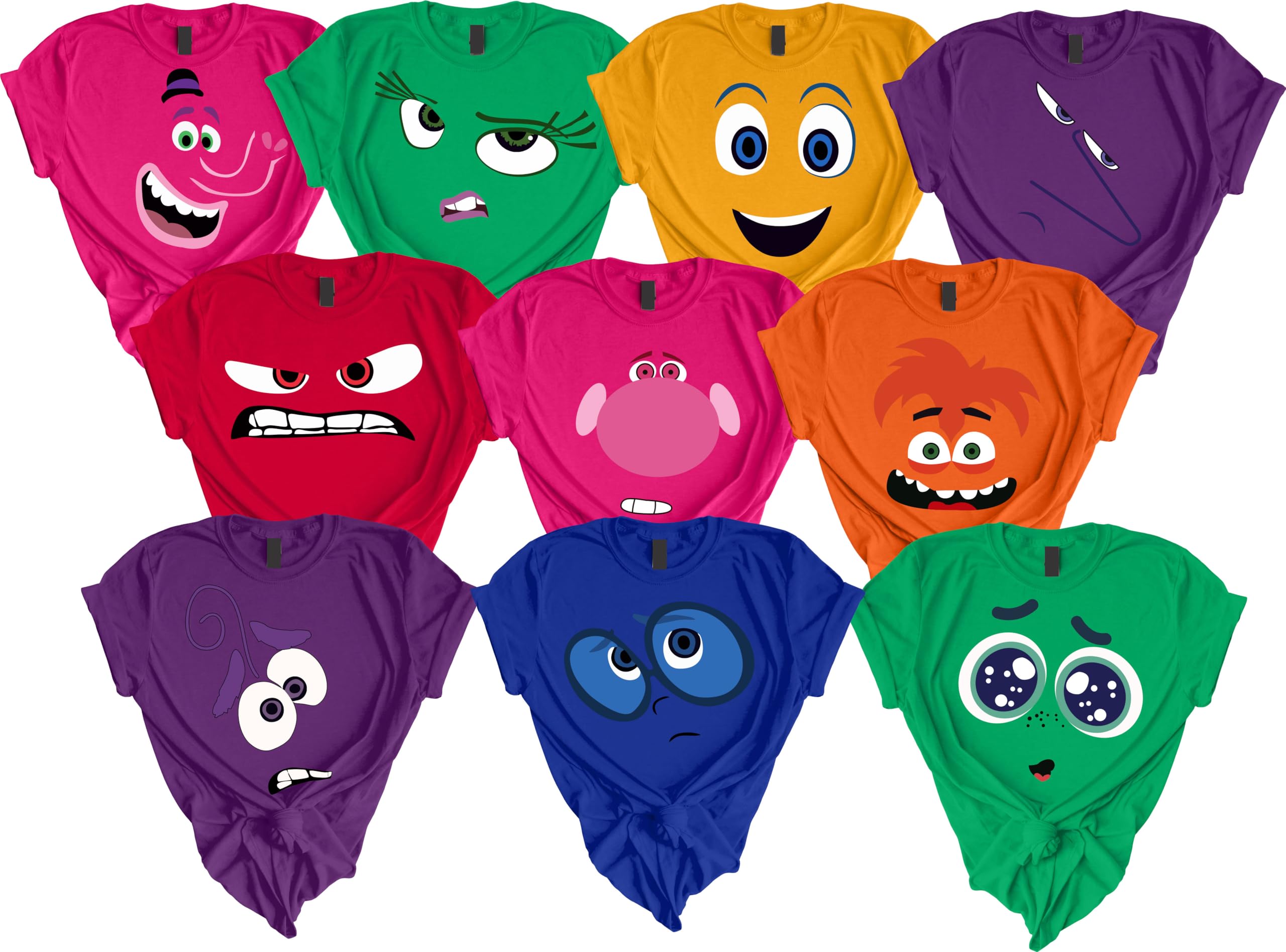 Custom Inside Our Feeling 2 Characters Out Costumes Emotional Shirt Design Custo