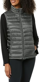 Amazon Essentials Women's Lightweight Water-Resistant Packable Puffer Gilet