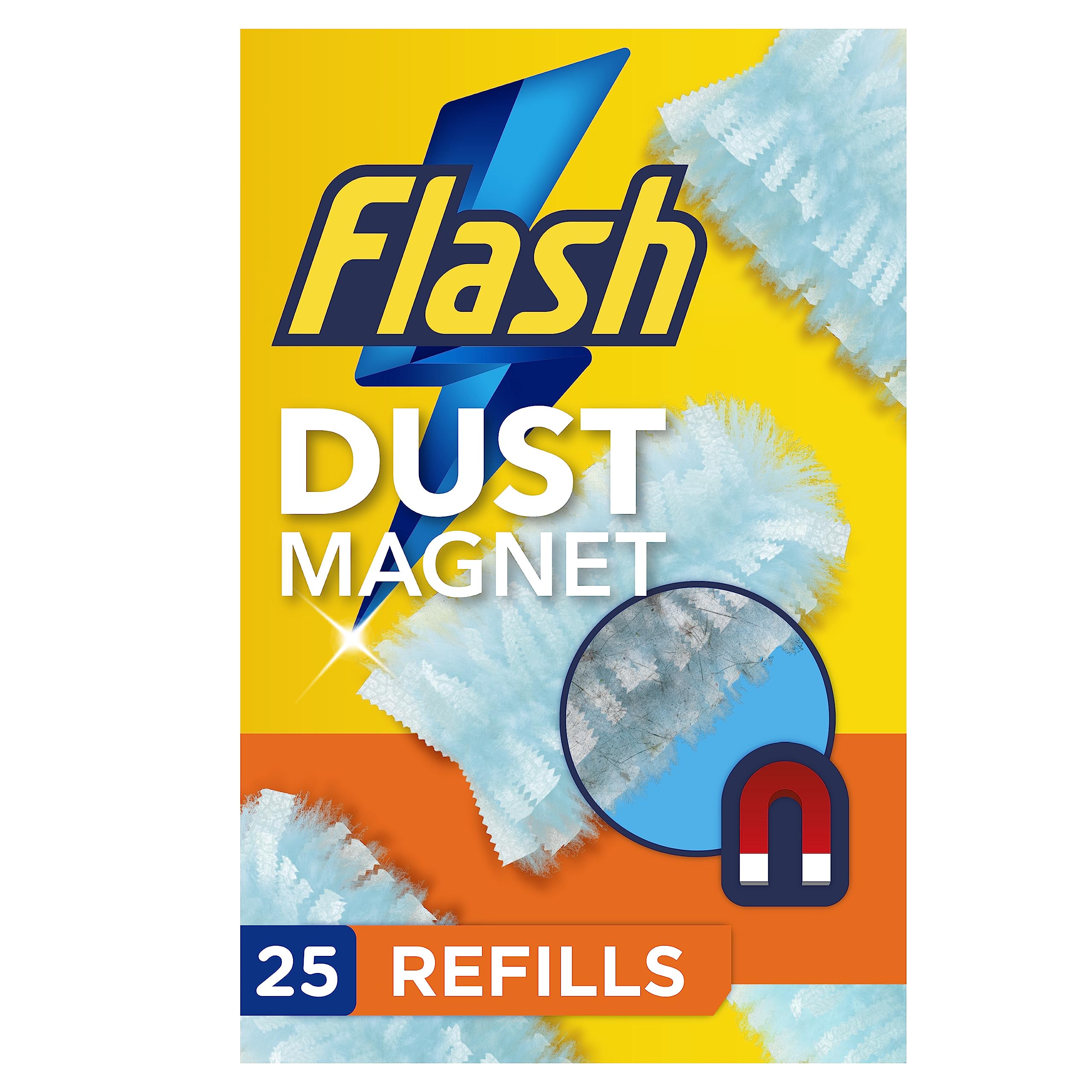 Flash Dust Magnet Duster Refills, 25 Units