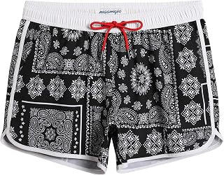 maamgic Men's Swim Shorts Beach Shorts Swim Trunks Quick Dry for Holidays