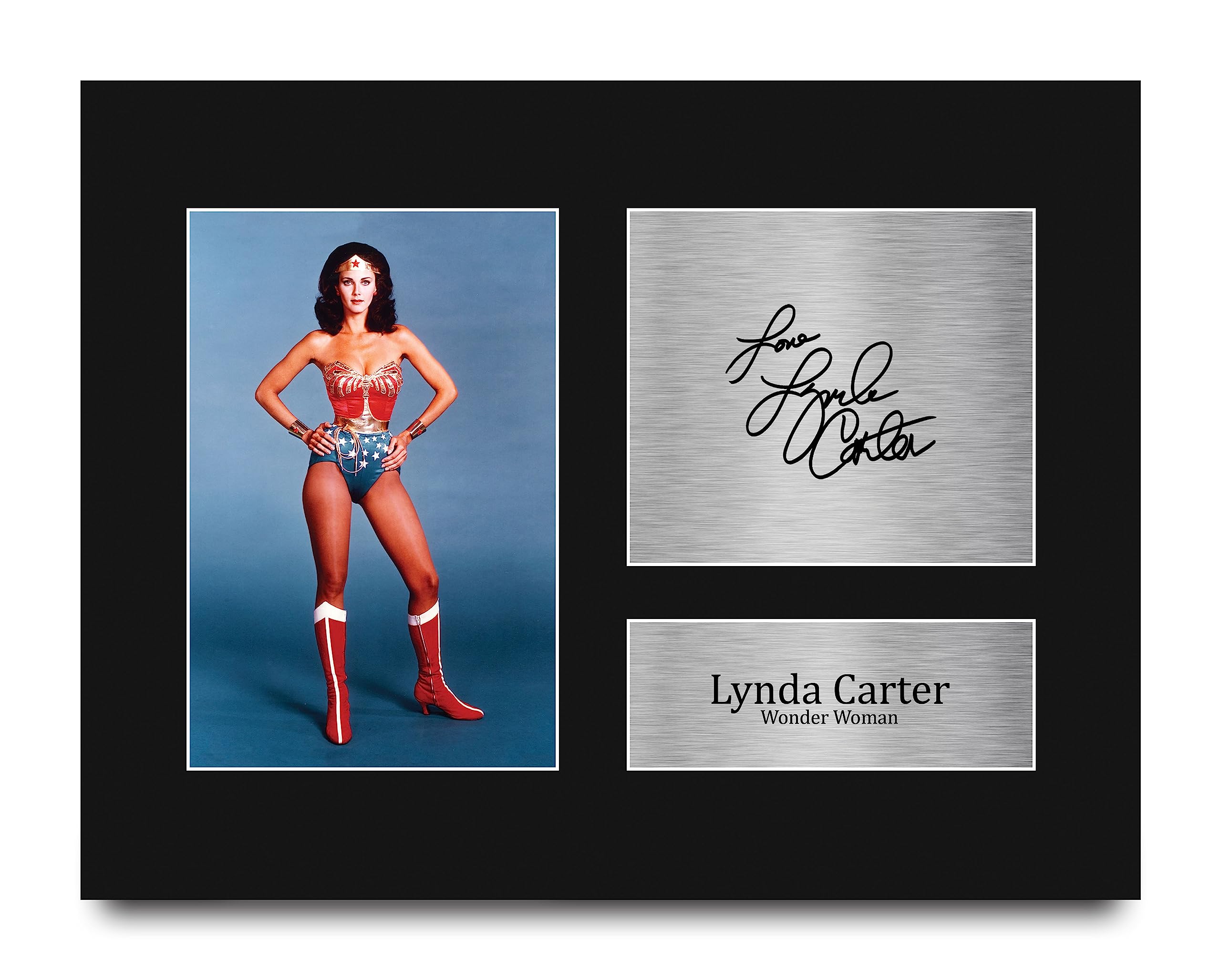 HWC Trading Lynda Carter Original Wonder Woman Gifts Printed Signed Autograph Pi