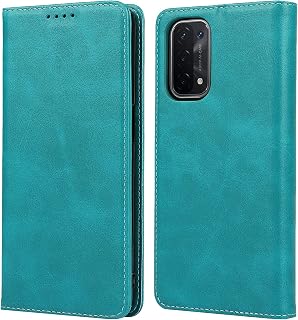 【Hamany】対応 oppo A54 5G ケース 手帳型 オッポa54 ケース カード収納 OPG02 カバー -ファッションスカイブルー