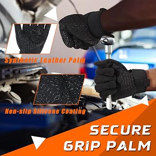 Grip Work Gloves Women Men Safety Utility Yard Work Gloves Flexible Touchscreen Mechanic Gloves