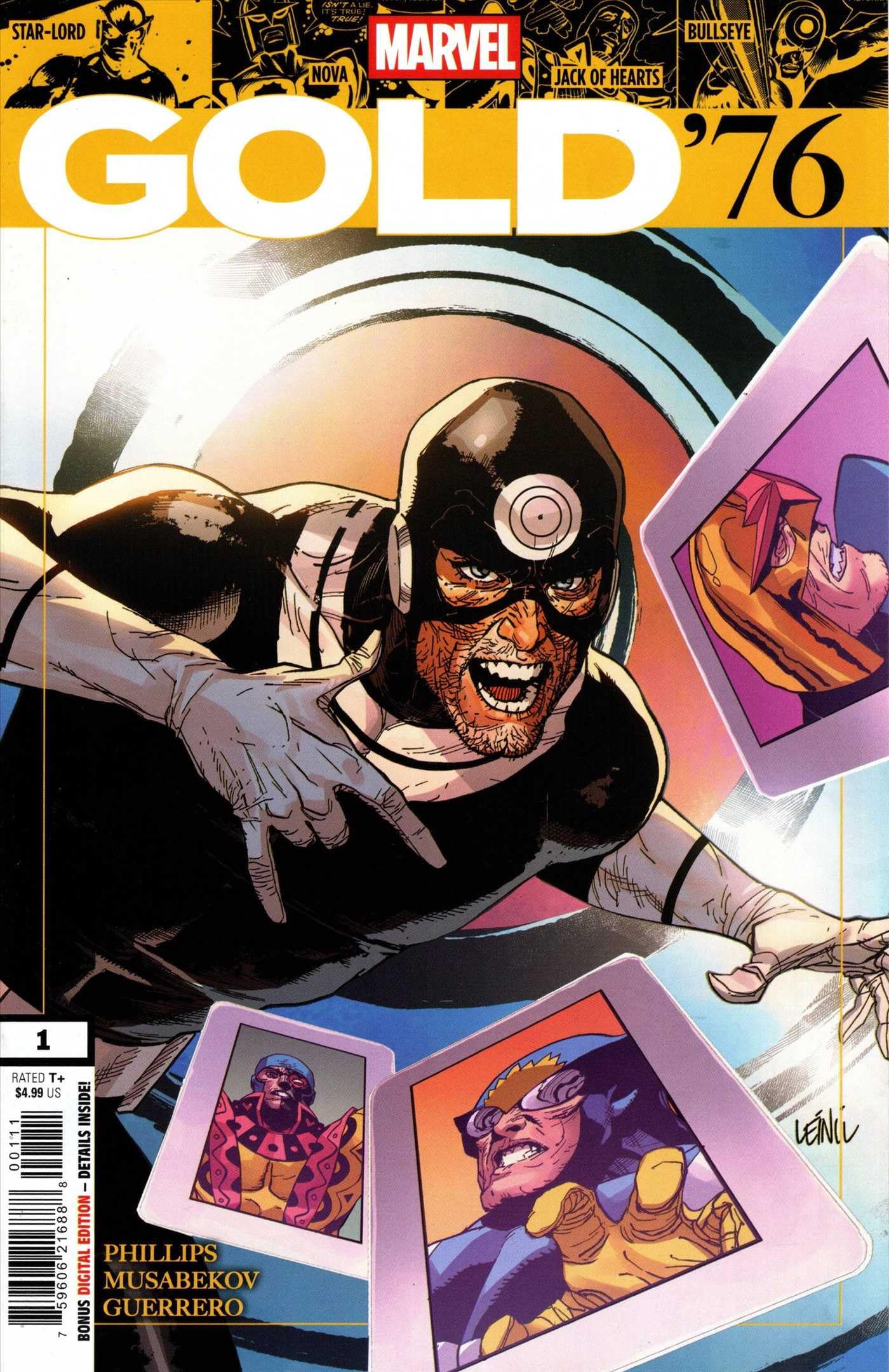 Marvel Gold '76#1 Marvel | Comic Book Bullseye Star-Lord Thanos