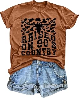 Raised on 90s Country Shirt Womens Western Country Concert Outfit