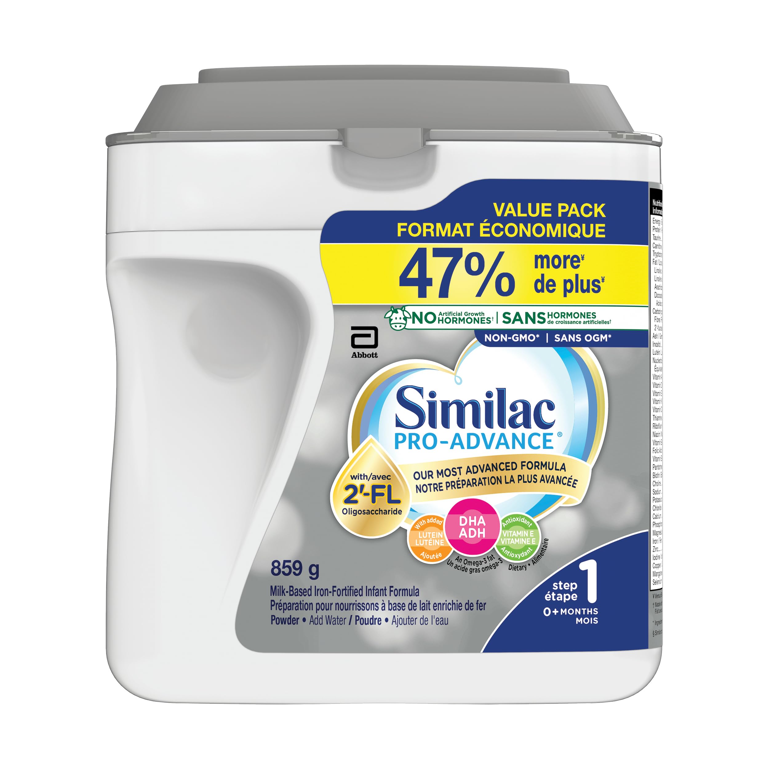 Similac Pro-Advance with 2′-FL, Step 1, Baby Formula, Easy To Digest, 0-12 Month