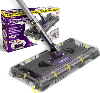 Ontel SWSMAX Swivel Sweeper, Purple