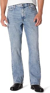 Amazon Essentials Men's Low Stretch Straight-Fit Bootcut Jean