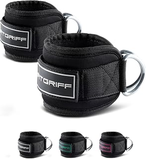 Fitgriff® Ankle Straps Gym V3 (2 Pieces) – Ankle Straps Gym for Kicking Gluteos, Fitness – Exercise Accessories