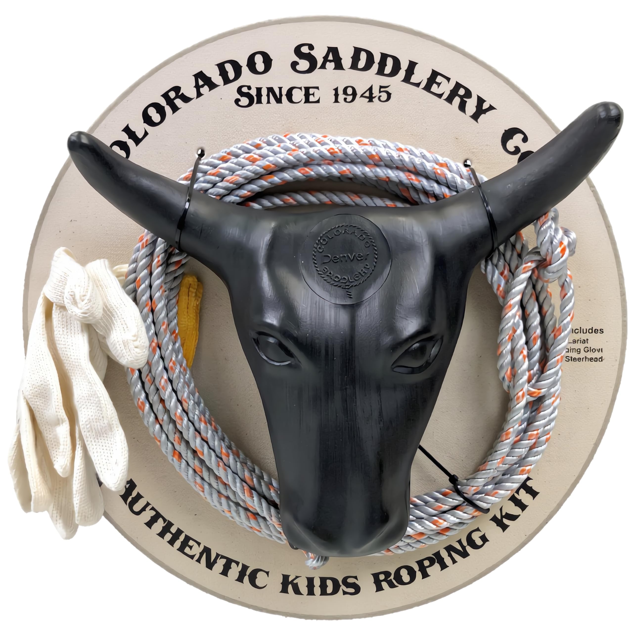 The Colorado Saddlery Junior Roping Kit | Complete Kids Rodeo Set | Practice Dum