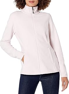 Amazon Essentials Women's Classic-Fit Full-Zip Polar Soft Fleece Jacket, Outerwear Coat with Cuffs