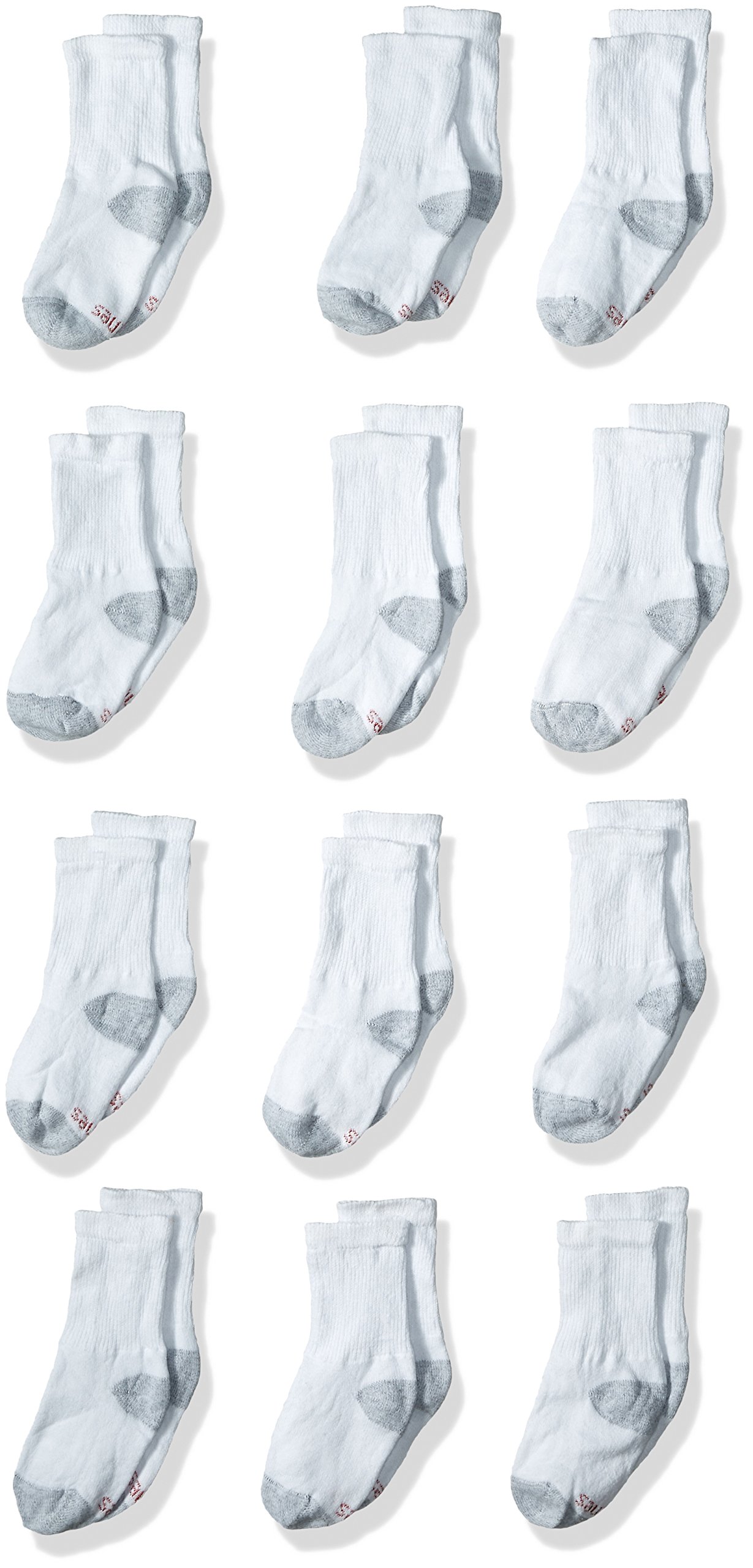 Hanes boys 12 Pack Crew SocksSocks