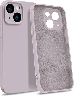 MyGadget Case for iPhone 14 - [4-Layer Structure Protective Case] - Rubberised Mobile Phone Case with Soft Inlay & Hard Case Cover Outside - Taupe
