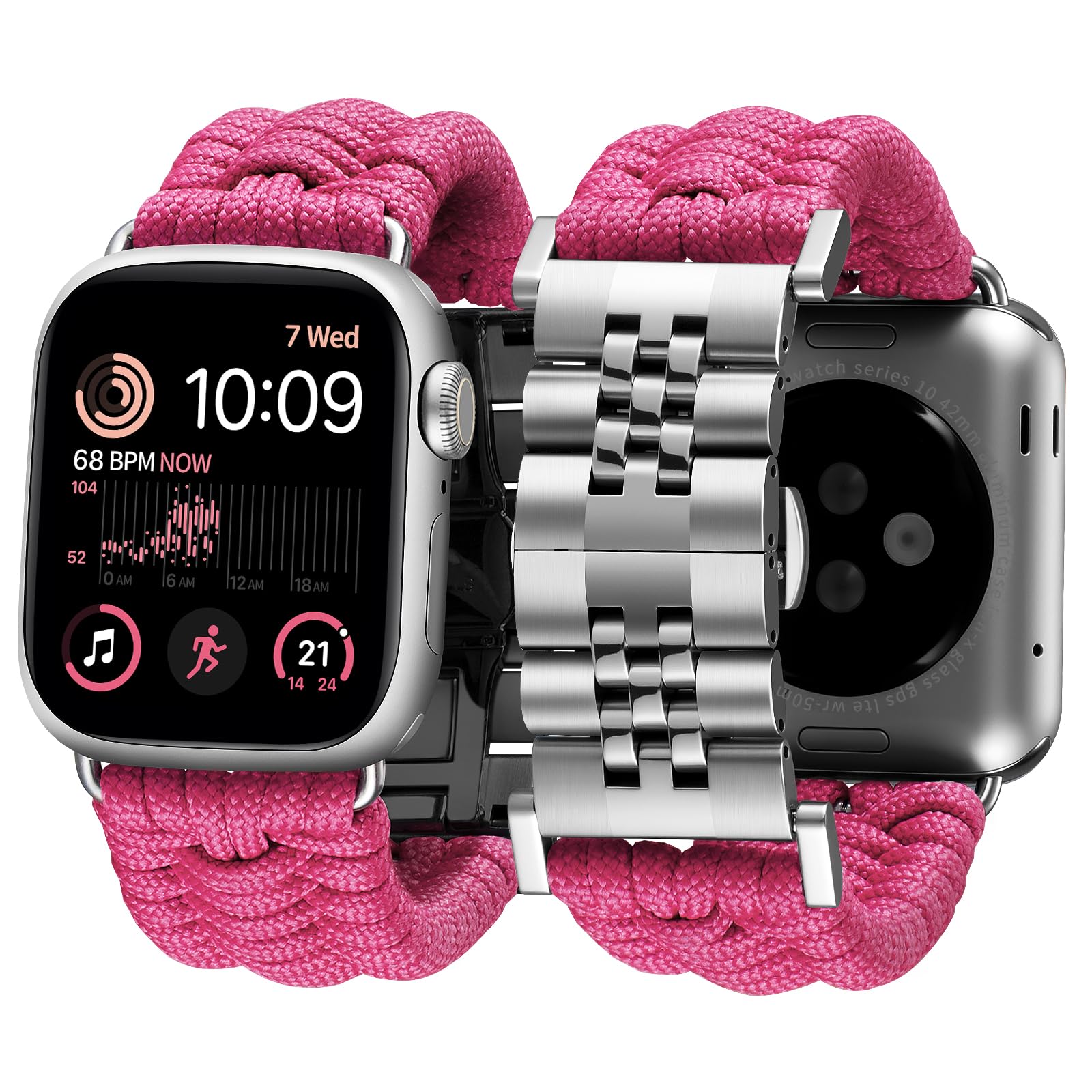 BINLUN Compatible with Apple Watch Strap 49 mm 46 mm 45 mm 44 mm 42 mm 41 mm 40 