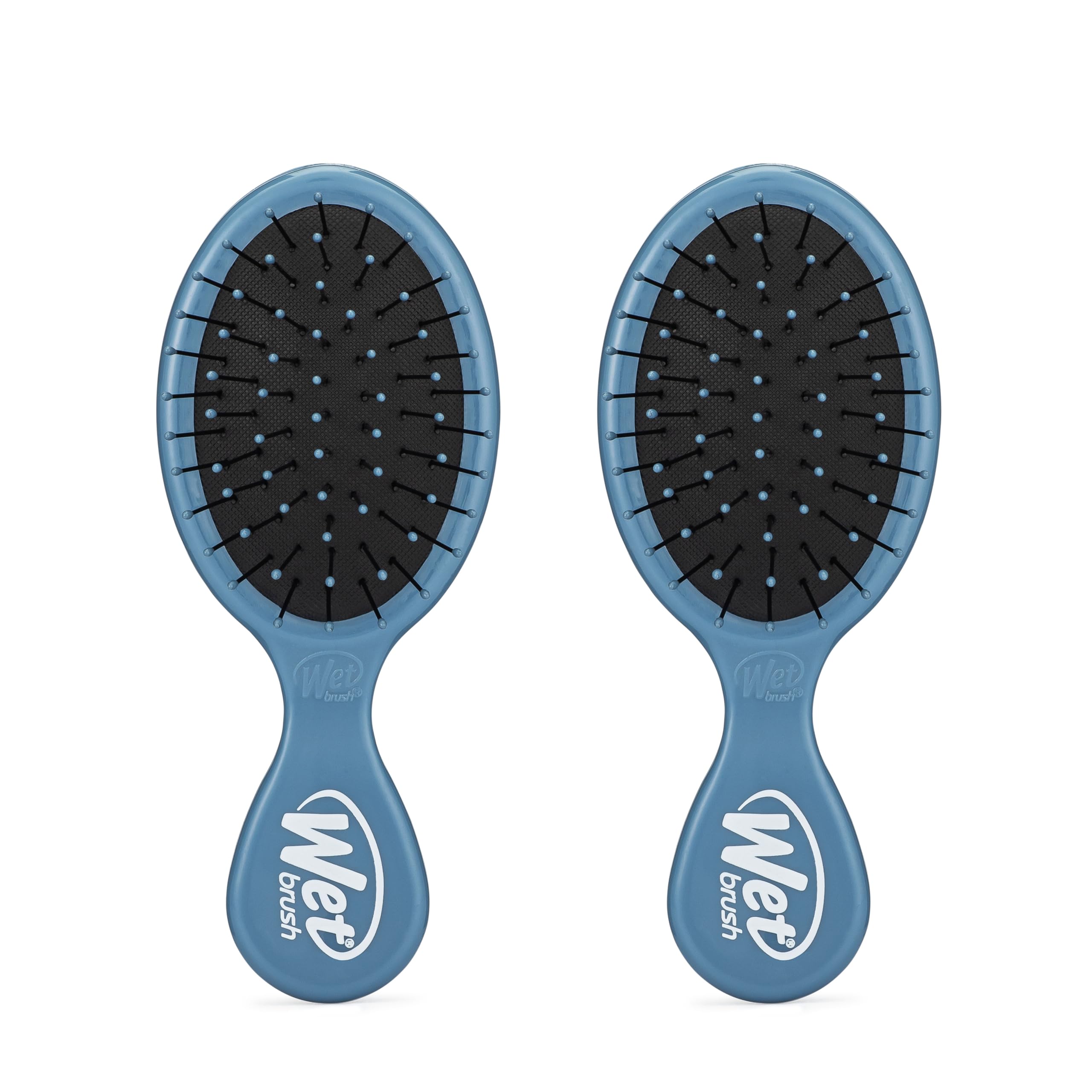 Wet Brush Mini Detangler Hair Brush, Elemental Blue, Detangling Travel Hairbrush