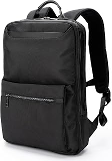 zepirion Slim and Expandable Business Laptop Backpack 15 15.6 16 Inch Anti Theft Travel Notebook Bag, Multipurpose Daypack for Men Black ExPack