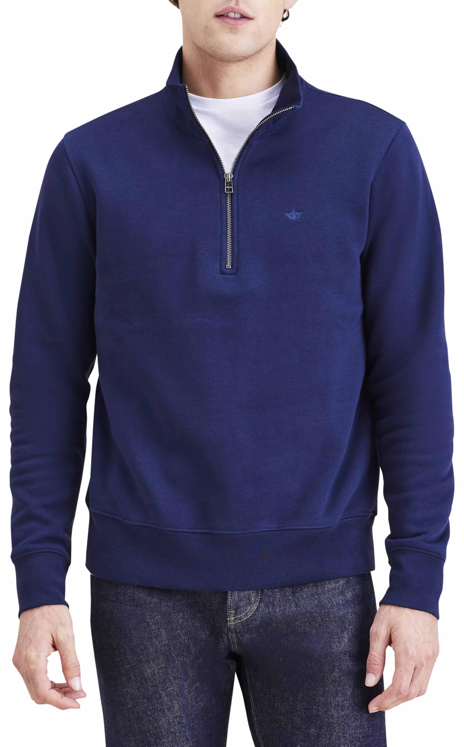 Dockers Quarter Zip Fleece Men's Sweatshirt (Pack of 1)