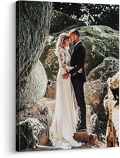 P&L ART. Personalized Custom Canvas Prints: Photo On Canvas Transform Your Photos into Stunning Framed Wall Art Digitally Printed Photo To Canvas Ideal for Home Decor Gifts Keepsakes Framed 8X10