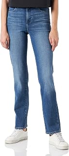 Wrangler Women's Mom Straight Jeans