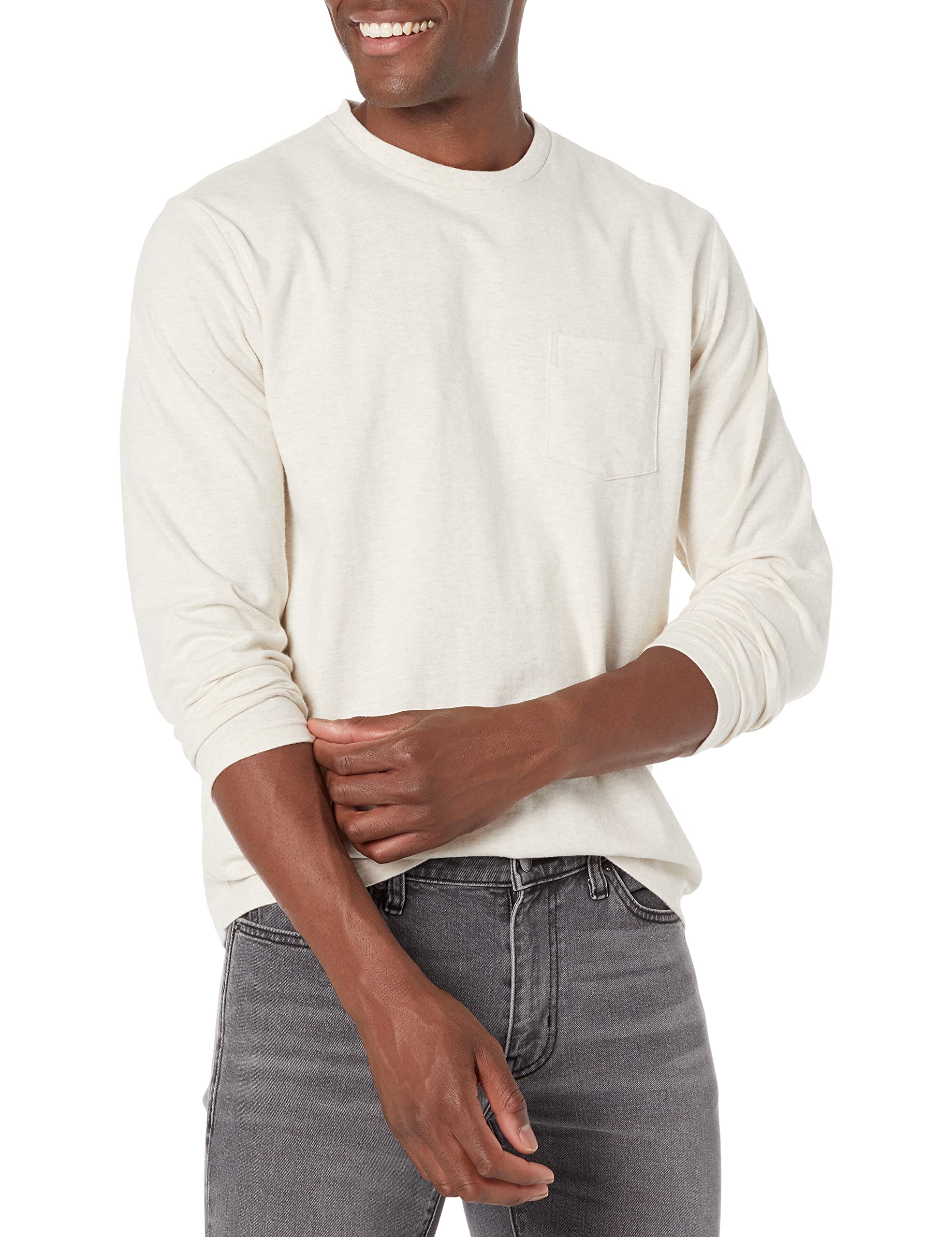 Amazon Essentials Mens Regular-Fit Long-Sleeve T-Shirt